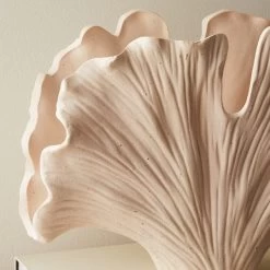Dunelm Gingko Shell Vase Cream 32cm 5 Dunelm Gingko Shell Vase Cream 32cm -Decorative Discount Store 30753301 alt01