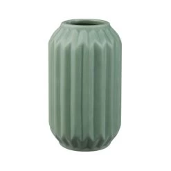 Dunelm Fluted Vase 14cm Sage 7 Dunelm Fluted Vase 14cm Sage -Decorative Discount Store 30753310 alt03