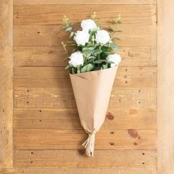 Dunelm Florals Forever Roses And Eucalyptus Bouquet -Decorative Discount Store 30753315 alt01