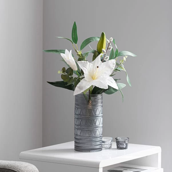 Dunelm Florals Forever Lily And Eucalyptus Bouquet 3 Dunelm Florals Forever Lily And Eucalyptus Bouquet - Image 3