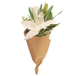 Dunelm Florals Forever Lily And Eucalyptus Bouquet 7 Dunelm Florals Forever Lily And Eucalyptus Bouquet -Decorative Discount Store 30753316 alt04