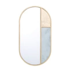 Dunelm Lexi Wall Mirror, 65x35cm -Decorative Discount Store 30753610 alt02