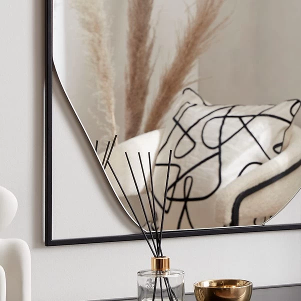 Dunelm Framed Pebble Wall Mirror, 90x60cm 2 Dunelm Framed Pebble Wall Mirror, 90x60cm - Image 2