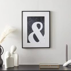 Dunelm Skinny Metal Poster Frame 15" X 12" (40cm X 30cm)