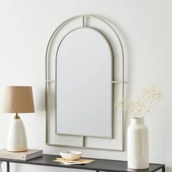 Dunelm Arch Window Wall Mirror, 90x60cm