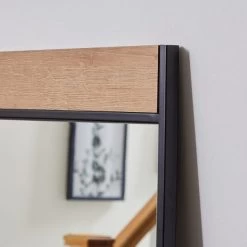 Dunelm Fulton Full Length Mirror In Oak 160cm X 45cm -Decorative Discount Store 30753651 alt02