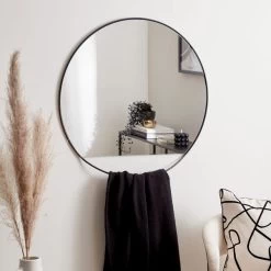 Dunelm Round Hanging Detail Mirror, 75cm