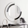 Dunelm Curves Round Wall Mirror 90cm