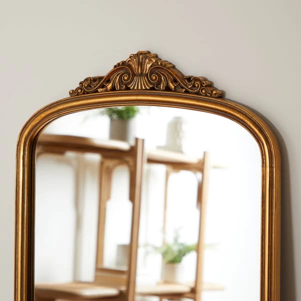 Dunelm Pretty Boho Decorative Leaner Mirror, Gold 70x150cm 2 Dunelm Pretty Boho Decorative Leaner Mirror, Gold 70x150cm - Image 2