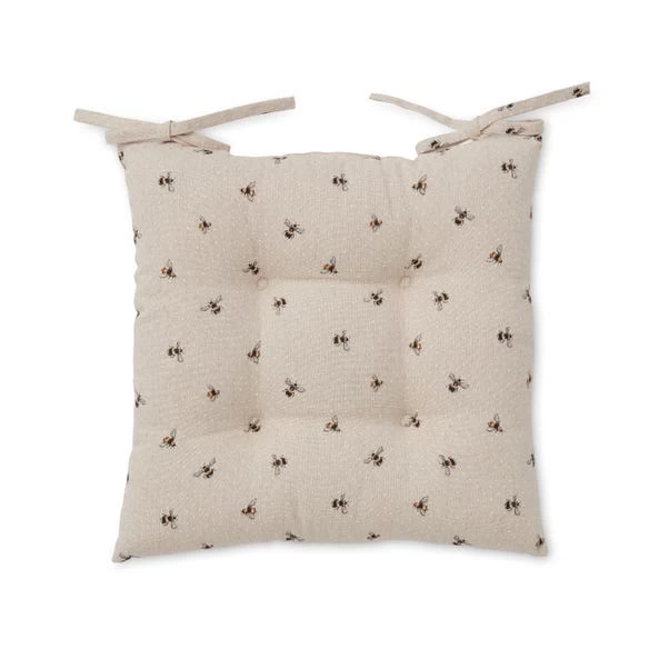 Dunelm Bees Water Resistant Seat Pad Set Of 2 3 Dunelm Bees Water Resistant Seat Pad Set Of 2 - Image 3