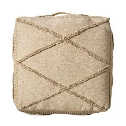 Dunelm Jasper Natural Floor Cushion