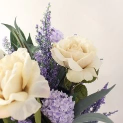 Dunelm Florals Forever Annabelle Rose Bouquet 65cm -Decorative Discount Store 30755612 alt01