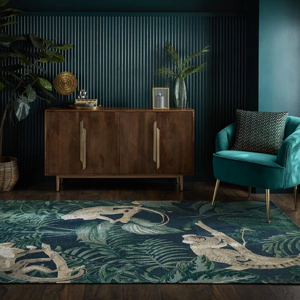 Dunelm Jungle Luxe Rug 1 Dunelm Jungle Luxe Rug