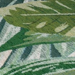 Dunelm Jungle Palm Chenille Rug -Decorative Discount Store 30757203 alt02