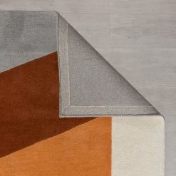 Dunelm Laken Geometric Wool Rug -Decorative Discount Store 30759189 alt04