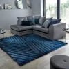 Dunelm Carved Ombre Square Rug
