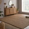 Dunelm Chunky Jute Square Rug