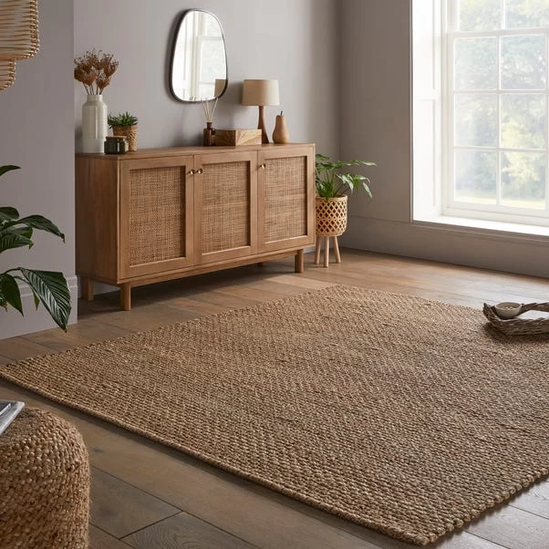 Dunelm Chunky Jute Square Rug 1 Dunelm Chunky Jute Square Rug