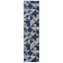 Dunelm Geo Squares Runner -Decorative Discount Store 30761365 alt01