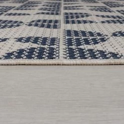 Dunelm Geo Circles Indoor Outdoor Square Rug -Decorative Discount Store 30762431 alt03