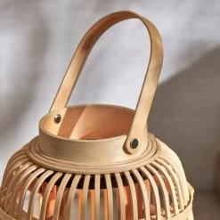 Dunelm Natural Lantern 25cm -Decorative Discount Store 30764891 alt01