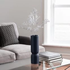 Dunelm Artificial Maidenhair Fern Silver 75cm