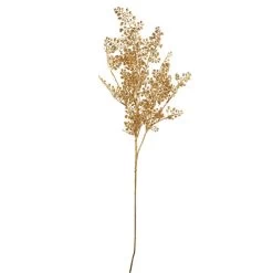 Dunelm Pack Of 12 Artificial Gold Maidenhair Fern -Decorative Discount Store 30764962 alt03