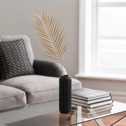 Dunelm Artificial Palm Stem Gold 72cm