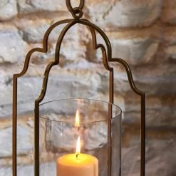 Dunelm Luxe Traveller Moroccan Lantern 50cm -Decorative Discount Store 30765438 alt01