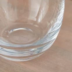 Dunelm Clear Glass Tapered Bullet Vase -Decorative Discount Store 30765942 alt01