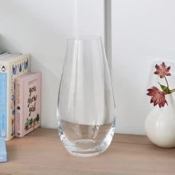 Dunelm Clear Glass Tapered Bullet Vase -Decorative Discount Store 30765942 alt02