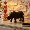 Dunelm Luxe Traveller Rhino Sculpture 36CM