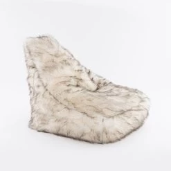 Dunelm Faux Fur Husky Natural Beanbag Chair -Decorative Discount Store 30766415 alt02