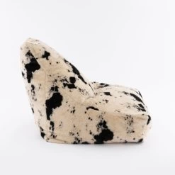 Dunelm Faux Cow Hide Brown Beanbag Chair -Decorative Discount Store 30766417 alt03