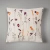 Dunelm Meadow Floral Cushion Purple