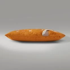 Dunelm Embroidered Crane Cushion -Decorative Discount Store 30766453 alt03