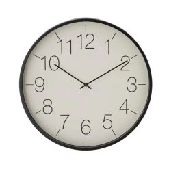 Dunelm Modern Clock Black 48cm -Decorative Discount Store 30766815 alt02