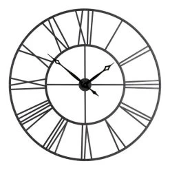 Dunelm Skeleton Clock 100cm Black -Decorative Discount Store 30766817 alt02