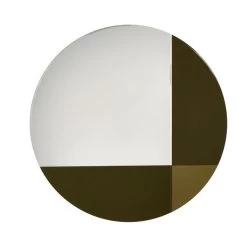 Dunelm Elements Round Coloured Glass Wall Mirror, 70cm -Decorative Discount Store 30767195 alt02