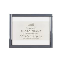Dunelm Luxe Smoked Photo Frame 16" X 12" (30cm X 40cm) -Decorative Discount Store 30767204 alt02
