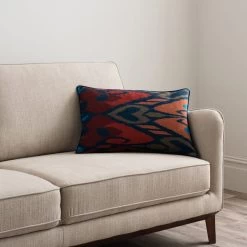 Dunelm Luxe Traveller Ikat Rectangular Cushion