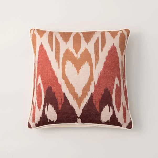 Dunelm Luxe Traveller Ikat Square Cushion 2 Dunelm Luxe Traveller Ikat Square Cushion - Image 2