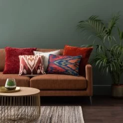 Dunelm Luxe Traveller Ikat Square Cushion 9 Dunelm Luxe Traveller Ikat Square Cushion -Decorative Discount Store 30767412 alt05