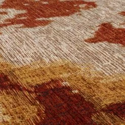 Dunelm Luxe Ikat Chenille Flatweave Rug -Decorative Discount Store 30767879 alt02