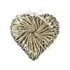 Dunelm Brown Woven Wicker Hanging Heart