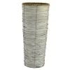 Dunelm Grey Woven Taper Vase