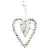 Dunelm Vintage Wicker Hanging Heart