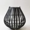 Dunelm Black Bamboo Small Lantern