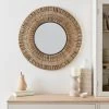 Dunelm Seagrass Round Wall Mirror, 72cm