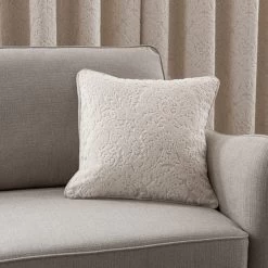 Dunelm Damask Cut Velvet Cushion